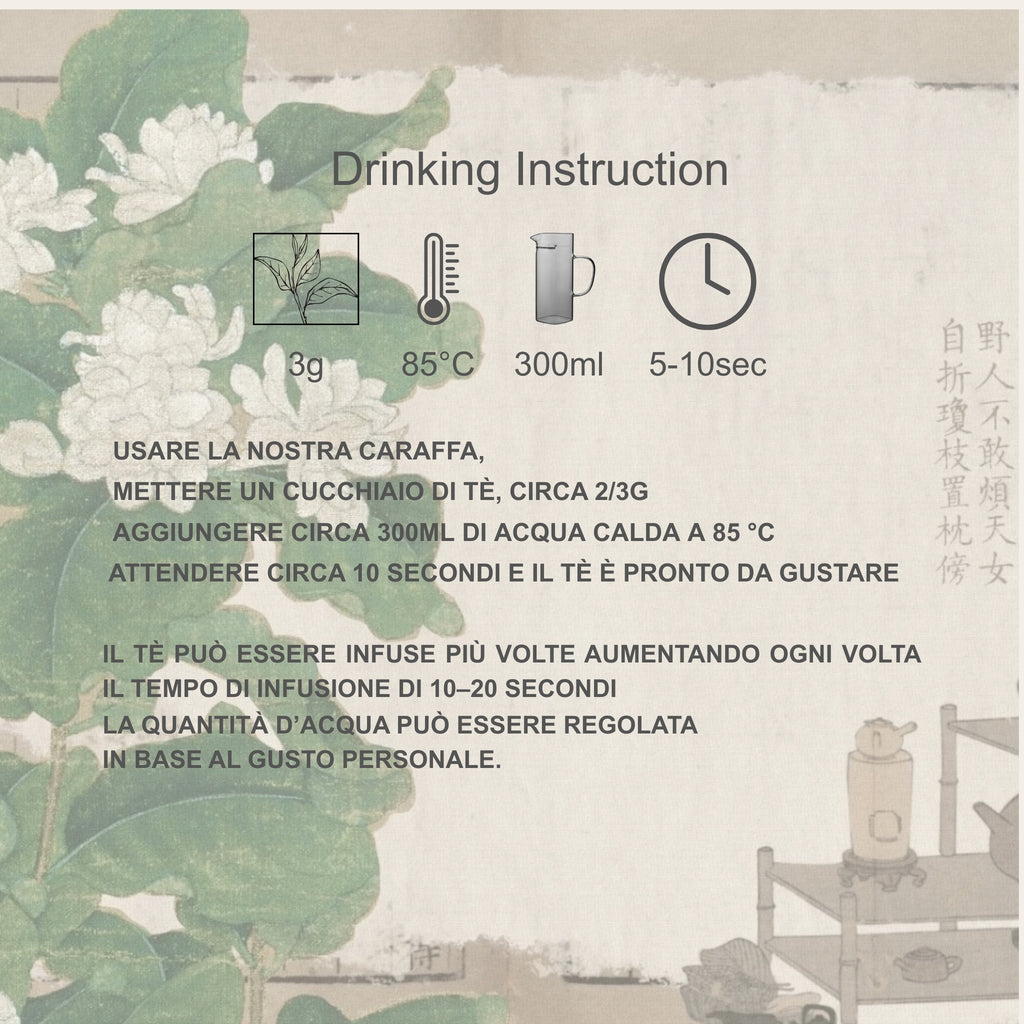 SNOW WHISPERS, JASMINE GREEN TEA